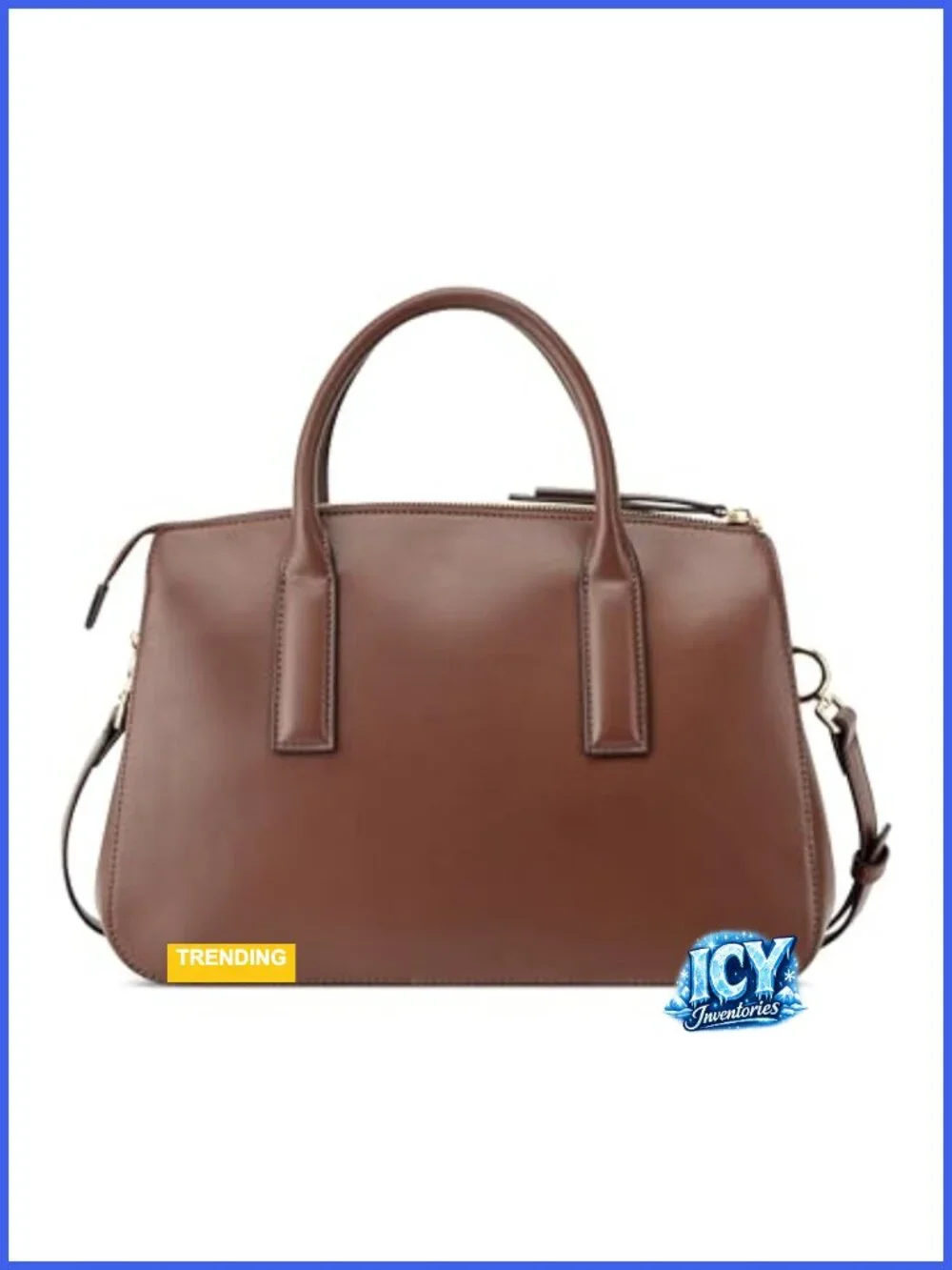 Nine West Tenely Satchel Faux Leather Crossbody Bag Adjustable Strap
